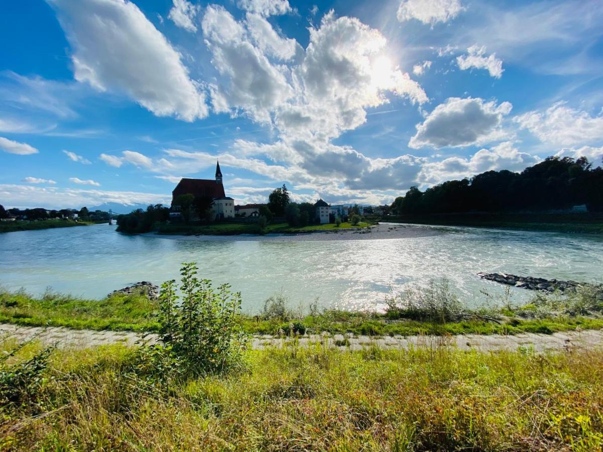 Ferienwohnung An Der Romantischen Salzachschleife Naehe Salzburg ラウフェン エクステリア 写真
